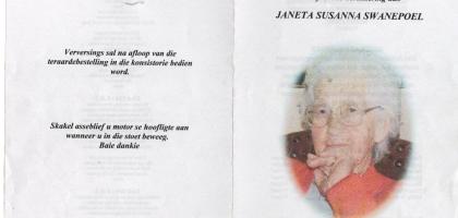 SWANEPOEL-Janeta-Susanna-1911-2008