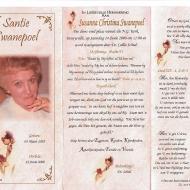 SWANEPOEL, Susanna Christina 1929-2008
