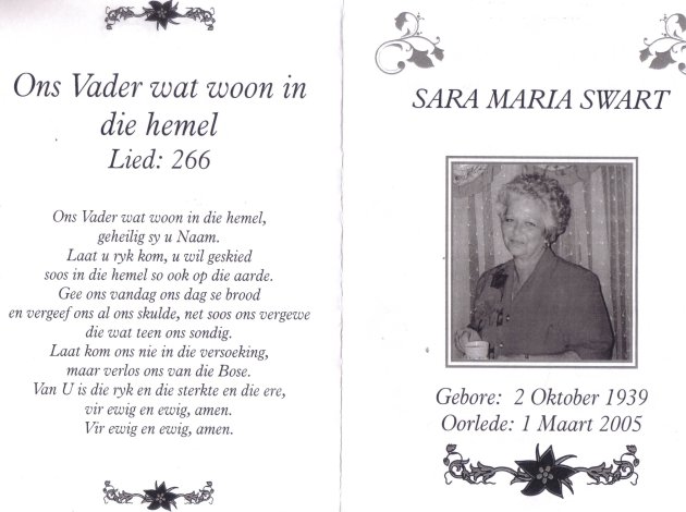 SWART, Sara Maria 1939-2005_2