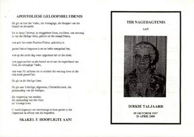 TALJAARD-Anna-Sophia-Nn-Dirkie-nee-DeSwardt-1917-2000-F_1