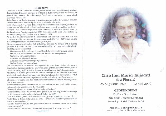 TALJAARD-Christina-Maria-Nn-Christine-nee-DuPlessis-1925-2009-F_4
