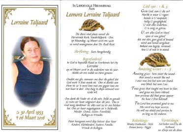 TALJAARD-Leonora-Lorainne-Nn-Lorainne-1953-2016-F