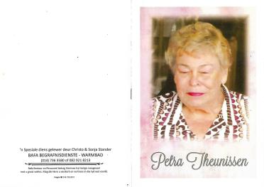THEUNISSEN-Elizabeth-Petronella-Margaretha-Catharina-Nn-Petra-nee-Marx-X-Britten-1936-2013-F