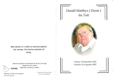TOIT-DU-Daniël-Matthys-Nn-Danie-1923-2007-M