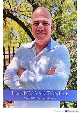 TONDER-VAN-Hannes-Marthinus-Nn-Hannes-1972-2025-M