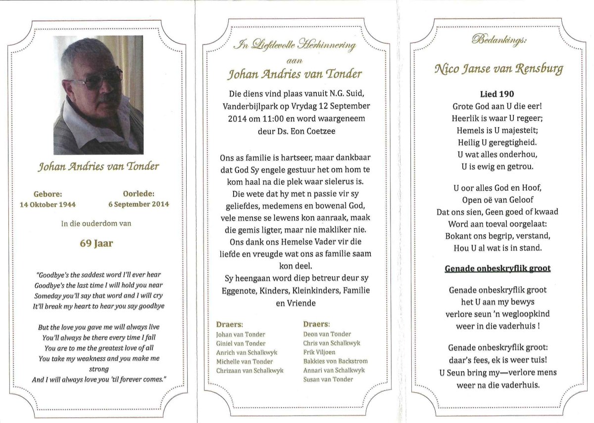 TONDER-VAN-Johan-Andries-1944-2014-M_1