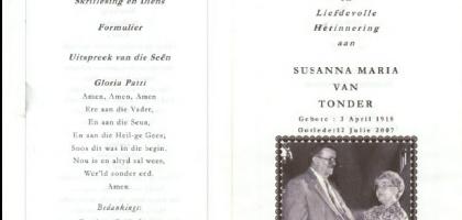 TONDER-VAN-Susanna-Maria-1918-2007-F