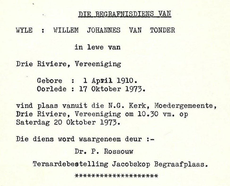 TONDER-VAN-Willem-Johannes-1910-1973-M_99