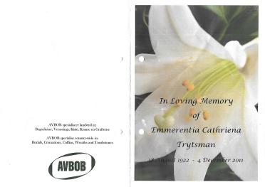 TRYTSMAN-Emmerentia-Cathriena-1922-2011-F