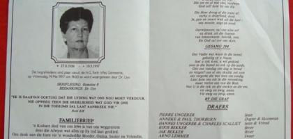 UNGERER-Maria-Aletta-nee-BEKKER-1936-1997
