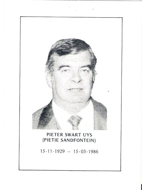 UYS, Pieter Swart 1929-1986_1