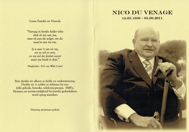VENAGE-DU-Abraham-Nicolaas-Nn-Nico-1936-2011-M_1