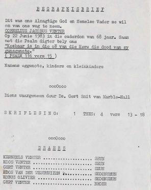 VENTER-Cornelius-Jacobus-1915-1983-M