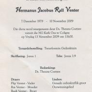 VENTER, Hermanus Jacobus Rall 1979-2009_2