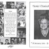 VENTER, Hester Elizabeth 1946-2013