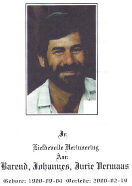 VERMAAS-Barend-Johannes-Jurie-1960-2000-M