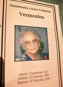 VERMEULEN-Emmarentia-Louisa-Catharina-1927-1999-F