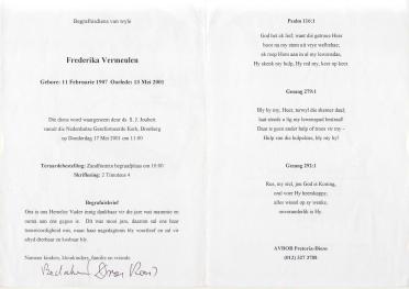 VERMEULEN-Frederika-1907-2001-F