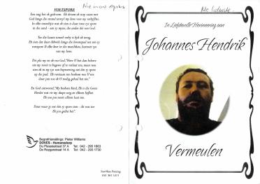 VERMEULEN-Johannes-Hendrik-1972-2005-M
