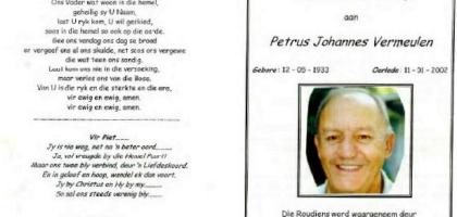 VERMEULEN-Petrus-Johannes-Nn-Piet-1933-2002-M