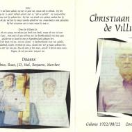 VILLIERS, Christiaan Dytlyf de 1922-2011_1