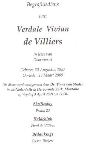VILLIERS, Verdale Vivian de 1957-2009_1