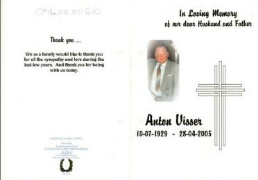 VISSER-Anton-1929-2005-M