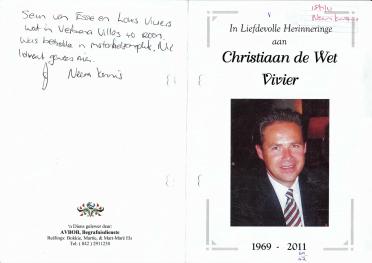 VIVIER-Christiaan-DeWet-1969-2011-M