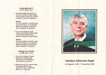 VÖGEL-Jakobus-Johannes-1945-2002-M