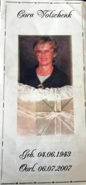 VOLSCHENK-Cornelia-Gertruida-Nn-Cora-née-Sanders-1943-2007-F
