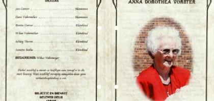 VORSTER-Anna-Dorothea-Nn-Anna-nee-DeVos-1912-2005-F
