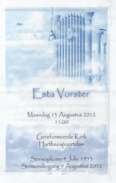 VORSTER-Esta-1953-2012-1