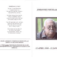 VOS, Johannes Nicolaas de 1930-2005_1