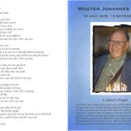VOS, Wouter Johannes de 1918-2006_1