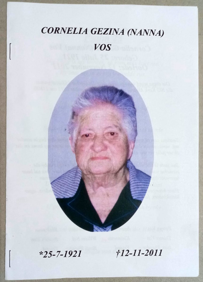 VOS-Cornelia-Gezina-Nn-Nanna-1921-2011-F_1