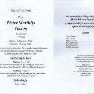 VOSLOO, Pieter Matthijs 1920-2012_02