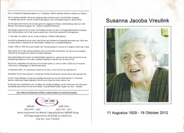 VREULINK, Susanna Jacoba nee VAN PAREEN 1929-2012_01