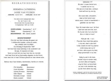 VUUREN-JANSE-VAN-Hermina-Carherina-1915-1997-F