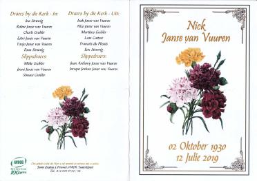 VUUREN-JANSE-VAN-Nicolaas-Wilhelmus-Nn-Nick-1930-2019-M