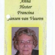 VUUREN-JANSEN-VAN-Anna-Hester-Francina-1925-2012-F_1