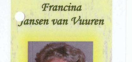 VUUREN-JANSEN-VAN-Anna-Hester-Francina-1925-2012-F