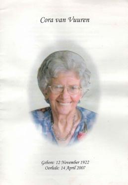 VUUREN-VAN-Cornelia-Sophia-1922-2007-F