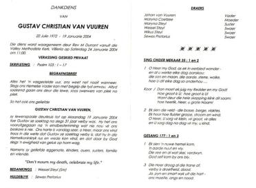 VUUREN-VAN-Gustav-Christian-1972-2004-M