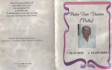 VUUREN-VAN-Pieter-Johannes-1937-1999-M