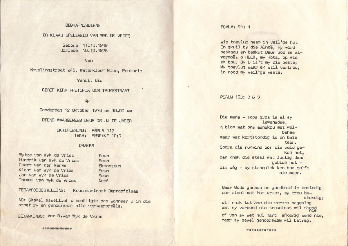 VanWYK.DeVRIES-Klaas-Speleveld-Nn-Klaas-1919-1978-Dr-M_1