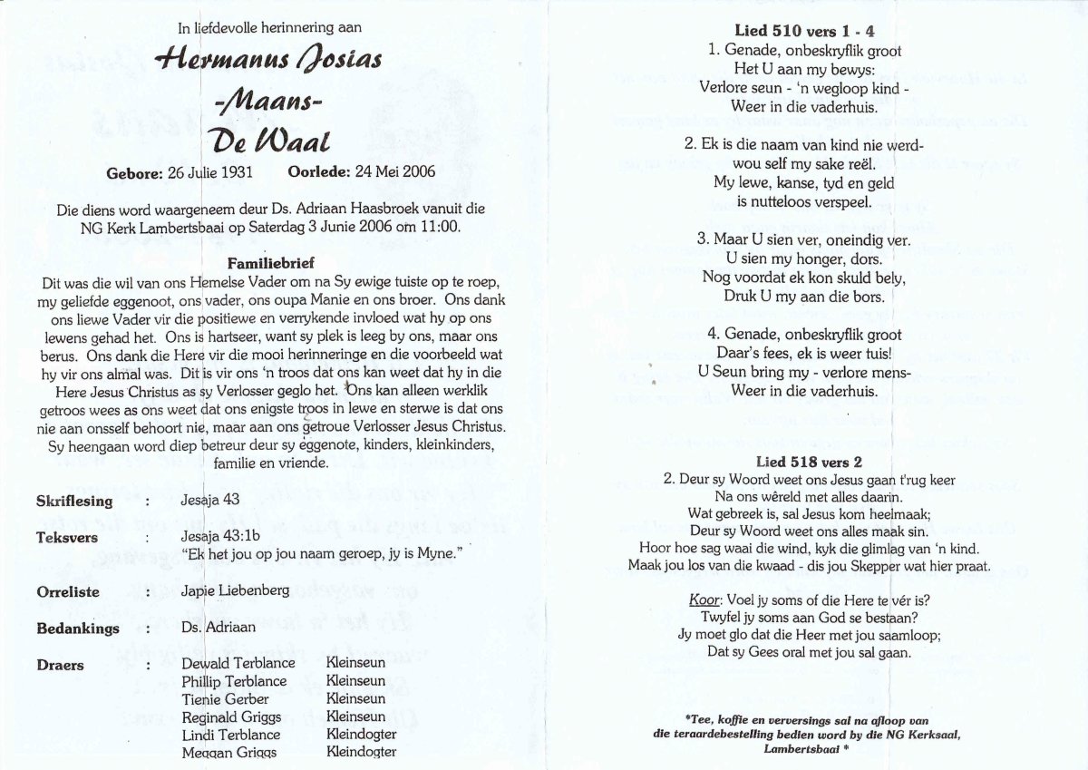 WAAL-DE-Hermanus-Josias-Nn-Maans.Manie-1931-2006-M-02