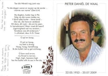 WAAL-DE-Pieter-Daniël-1953-2009-M