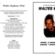 WAIT, Walter Stephanus 1946-2007