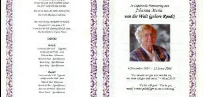 WALT-VAN-DER-Johanna-Maria-nee-Roodt-1924-2008-F