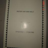 WALT, Pieter Johannes Lodewyk van der 1932-1985_2